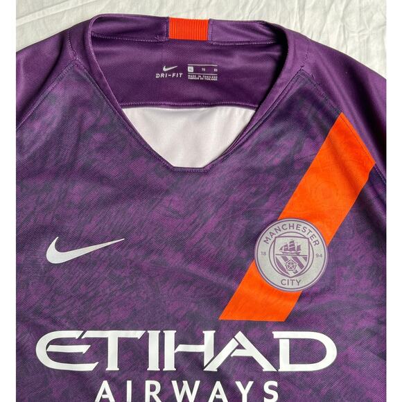 Manchester City 2018-2019 3rd Football Shirt Soccer Jersey Nike Size XL - Picture 3 of 9